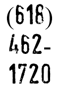 (618) 462- 1720